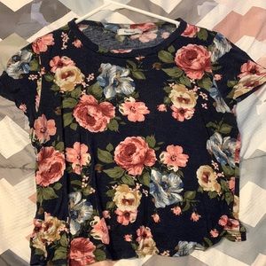 Blue Floral Shirt